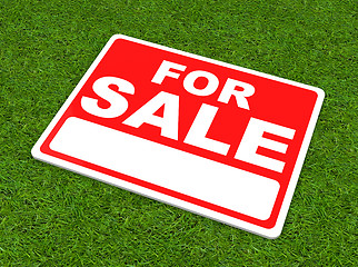 Image showing house for sale sign