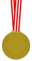 Image showing the golden medal