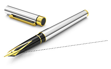 Image showing the fountain pen