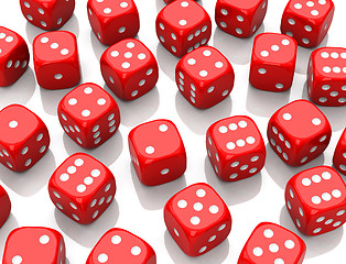 Image showing The dices