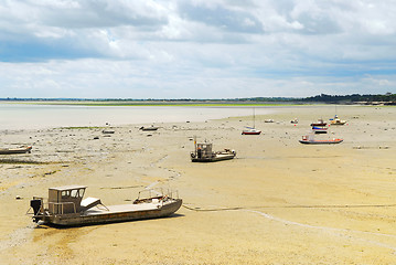 Image showing Fishing boats in Cancale, France