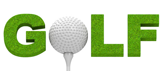 Image showing golf