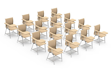 Image showing the table chairs