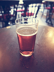 Image showing Pint of beer