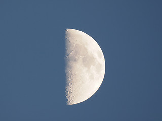 Image showing First quarter moon