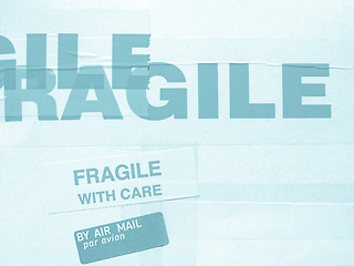 Image showing Fragile