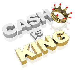 Image showing cash is king