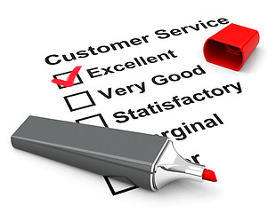 Image showing customer service