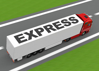 Image showing express delivery