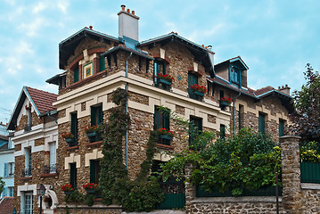 Image showing House of beige brick.