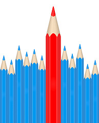 Image showing the red pencil