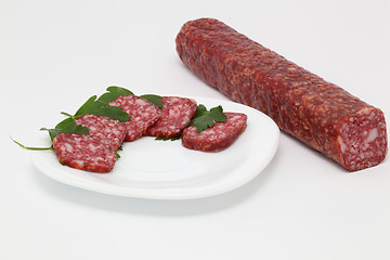 Image showing salami