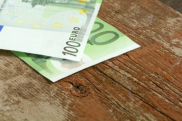 Image showing New euro banknotes