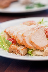 Image showing Chicken ceasar salad