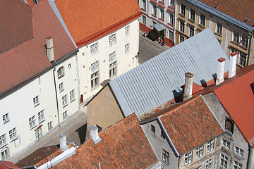 Image showing Roofs of Tallinn oldtown