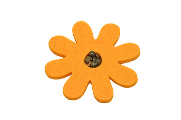 Image showing Lentils and felt decoration