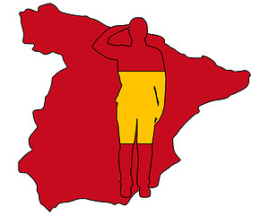 Image showing Spanish Salute