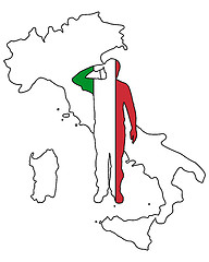 Image showing Italian Salute