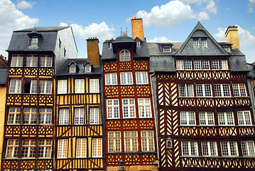 Image showing Medieval houses