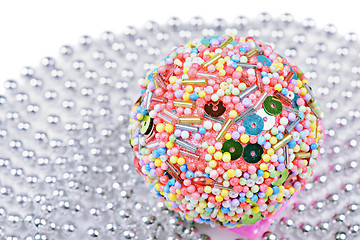 Image showing Multicolored christmas ball