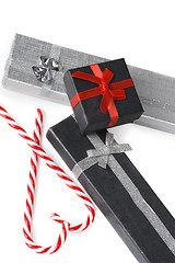 Image showing Present boxes on white