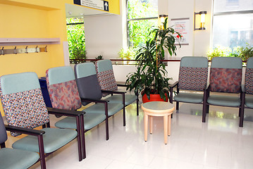 Image showing Hospital waiting room