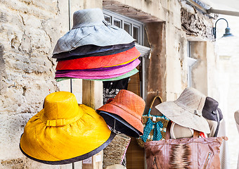 Image showing Colored hats