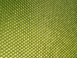 Image showing Yellow green Golden Scales textured material 