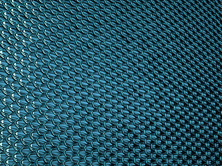 Image showing Blue Scales textured material 