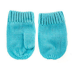 Image showing Baby woolen mittens