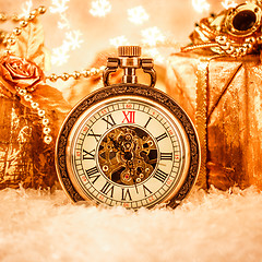 Image showing Christmas pocket watch