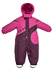 Image showing Childrens snowsuit fall