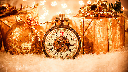 Image showing Christmas pocket watch