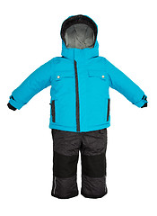 Image showing Childrens snowsuit fall