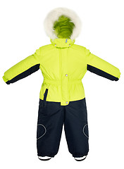 Image showing Childrens snowsuit fall