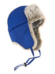 Image showing Warm fur cap