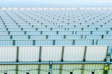 Image showing solar panels field on a sunny day