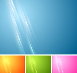 Image showing Tech vibrant abstract vector background