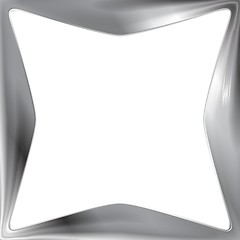 Image showing Abstract metal frame background