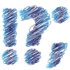 Image showing sketched question mark