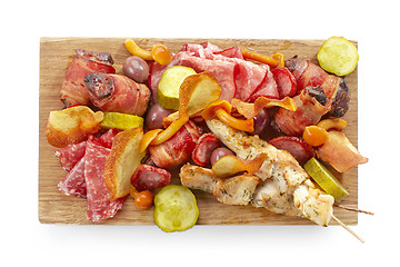 Image showing Meat platter