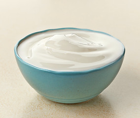 Image showing bowl of greek yogurt