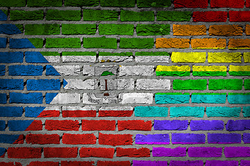 Image showing Dark brick wall - LGBT rights - Equatorial Guinea