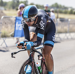 Image showing The Cyclist David Lopez Garcia