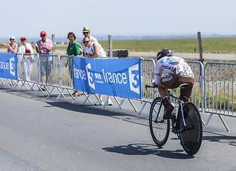 Image showing The Cyclist Samuel Dumoulin