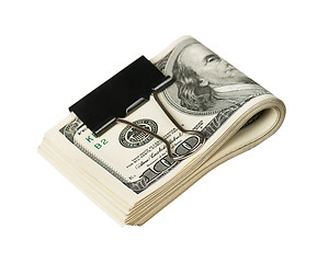 Image showing Dollar with clip