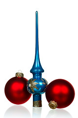 Image showing Set of baubles