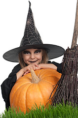 Image showing Child in halloween costume