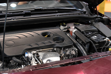 Image showing Detail photo of a car engine