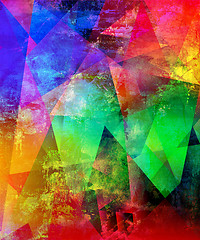 Image showing abstract polygonal artwork